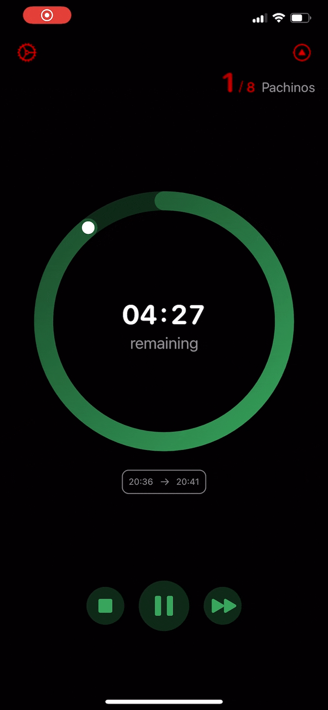 Timer screenshot of iOS and macOS.